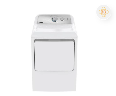 Secadora a Gas 20 kg Blanca Mabe - SMG26N5MNBCL1