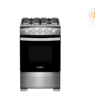 Cocina de Piso a Gas 51 cm Inox Mabe - CMC20AXX-2