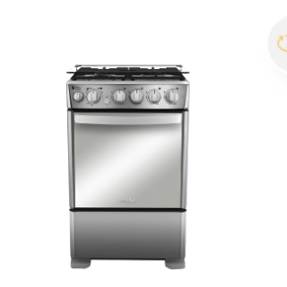 Cocina de Piso a Gas 55 cm Inox Mabe - CMC5560FX1
