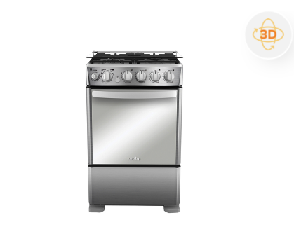 Cocina de Piso a Gas 55 cm Inox Mabe - CMC5560FX1