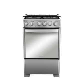 Cocina de Piso a Gas 55 cm Inox Mabe - CMC5540FX1