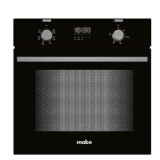 Horno de empotre eléctrico 60 cm a 220v Vidrio negro Mabe - HM6045EXN0