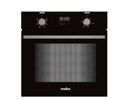 Horno de empotre eléctrico 60 cm a 220v Vidrio negro Mabe - HM6045EXN0